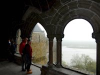 Mont Saint Michel  There was a plan for more work past this area but it never happened.  For centuries, this was filled in with stone so monks would not be distracted.