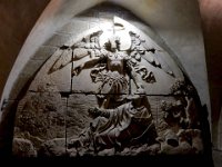 Sculpture of Saint Michael at Mont Saint Michel