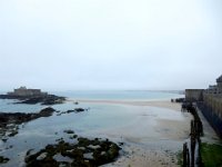 Fort National (left) in Saint-Malo