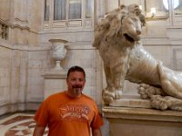 Craig at the Royal Palace of Madrid  Official residence of the Spanish royal family but only used for state functions.  Completed in 1764. : Craig Stenson