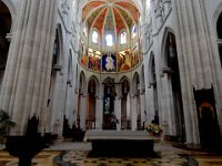 Almudena Cathedral  Madrid's cathedral; completed in 1993.