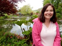 Anna in Monet's garden in Giverny : Anna Stenson