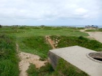 Pointe du Hoc  Apparently used for munitions training after D-day