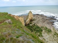 Pointe du Hoc: Cliffs the Rangers climbed