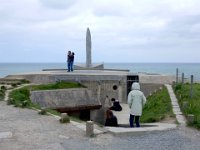 Pointe du Hoc observation bunker and Ranger memorial