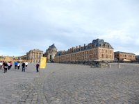 Our group approaching Versailles palace