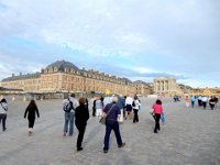 Our group approaching Versailles palace