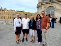 Family at Versailles palace : Kevin Stenson, Anna Stenson, Gary Stenson, Rita Stenson, Craig Stenson