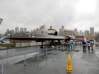 SR-71 Blackbird on USS Intrepid