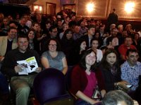 Getting ready for Book of Mormon : Lara Nelson Schreck, Anje Rust, Steve Schreck, Mark Rust, Eoghan Kelliher, Anna Stenson, Aja Kelliher