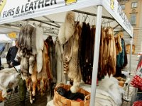 Lots of fur at Helsinki market