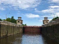 Moscow canal lock  On board Viking Akun