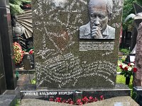 Vladimir Igorevich Arnold, Novodevichy Cemetery  Mathematician.  Best known for Kolmogorov-Arnold-Moser theorem.  Solved Hilbert's 13th problem at age 19.