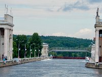 Moscow canal lock  On board Viking Akun