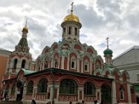 Kazan Cathedral, Moscow  1993 replica of a destroyed 1600s Russian Orthodox church