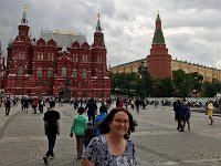 Anna in Manege Square, Moscow : Anna Stenson