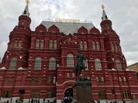 State Historical Museum, Moscow  Museum built in 1883.  Monument to Gregory Zhukov.