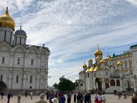 Archangel Cathedral (left) and Cathedral of the Annunciation (right), Kremlin