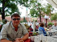 Craig enjoying lunch on Red Square : Craig Stenson