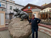 Craig and the bear in Yaroslavl : Craig Stenson