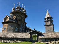 Intercession church and bell tower, Kizhi