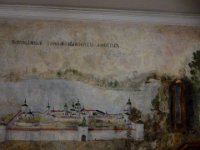 Mural on wall of Kirillo-Belozersky Monastery  Showing this and nearby monastaries